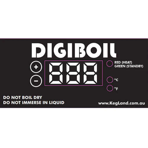 35L DigiBoil - 2400watt (1900w+500w) Digital 220-240V