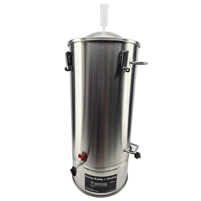 35L SS Bucket Buddy with Heating - Integrated 36 Watt Element 220-240V AC