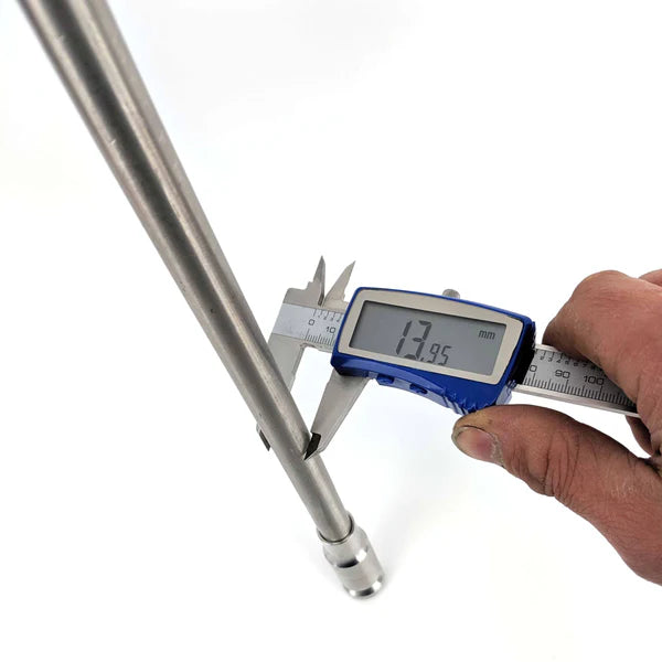 57cm Stainless Siphon with 1.5m Heavy Duty Silicone Tube (10mm ID)