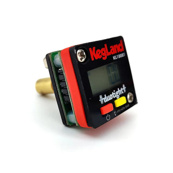 8mm (5/16) Male duotight x Mini Digital Gauge 27mm x 27mm x 8mm - 0-100psi