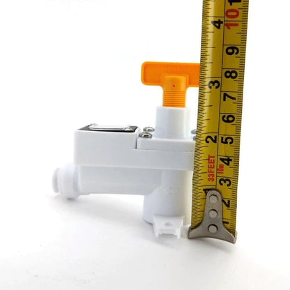 8mm duotight - Inline Regulator with integrated gauge (white) 0-60psi