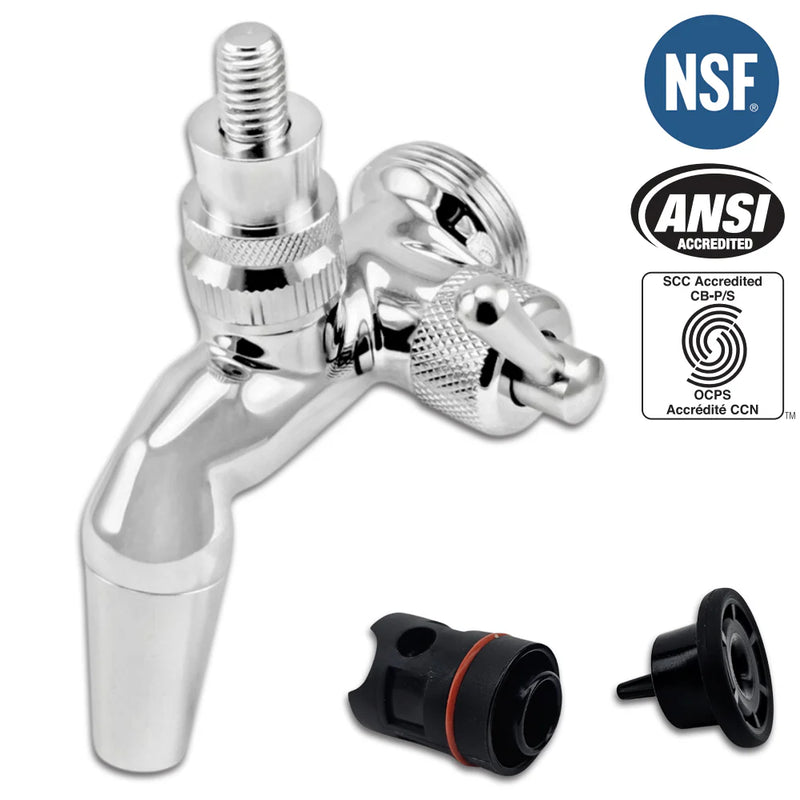 Stainless Steel Flow Control Beer Tap - Nukatap FC (Gen 2)