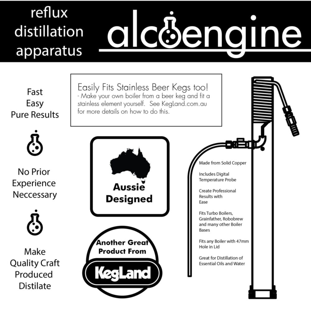 AlcoEngine Reflux Pure Distilling Distillation Apparatus