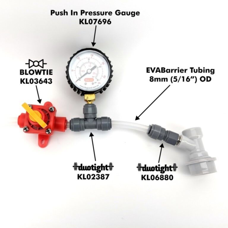 BlowTie Diaphragm Spunding Valve - Adjustable Pressure Relief Valve