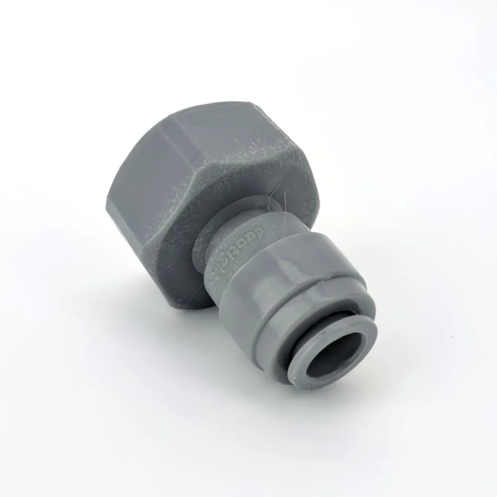 duotight 8mm (5/16") Push In Fitting to 5/8" BSP thread to keg coupler or tap shank