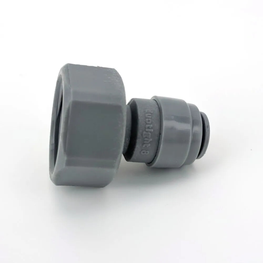 duotight 8mm (5/16") Push In Fitting to 5/8" BSP thread to keg coupler or tap shank