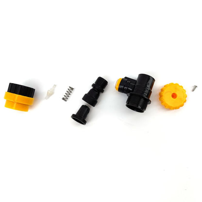 duotight 8mm x Flow Control Ball Lock Disconnect (Liquid Black + Yellow) (POK)