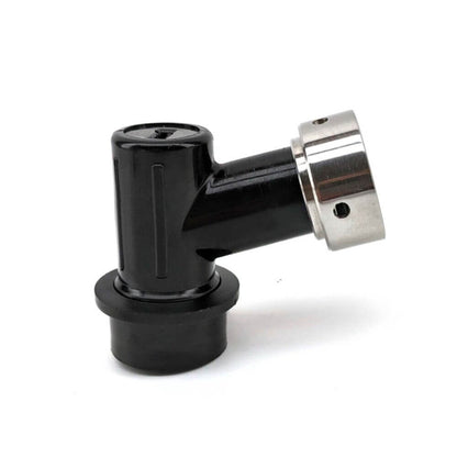 Ball Lock Disconnect (Black/Liquid) - with Integrated Tap Shank and Collar