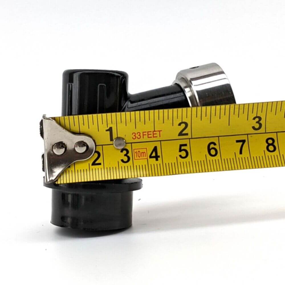 Ball Lock Disconnect (Black/Liquid) - with Integrated Tap Shank and Collar