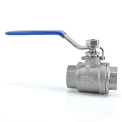 304 Full Bore Stainless Steel Ball Valve 1/2 BSP x 1/2 BSP